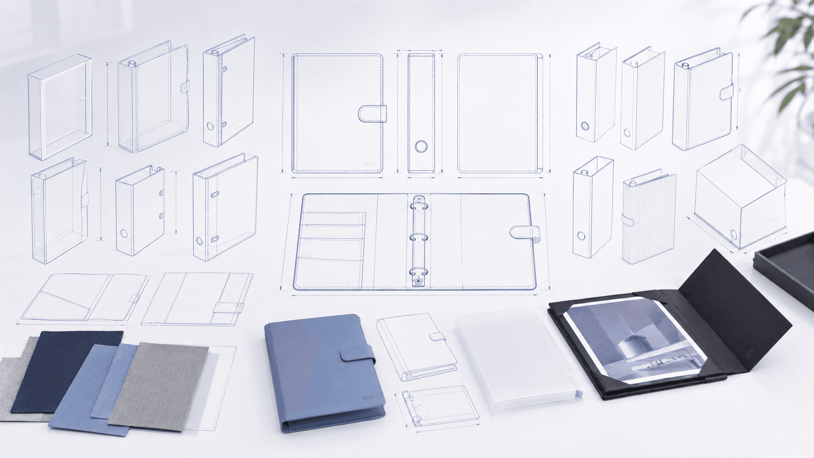 Binder customization and size reference